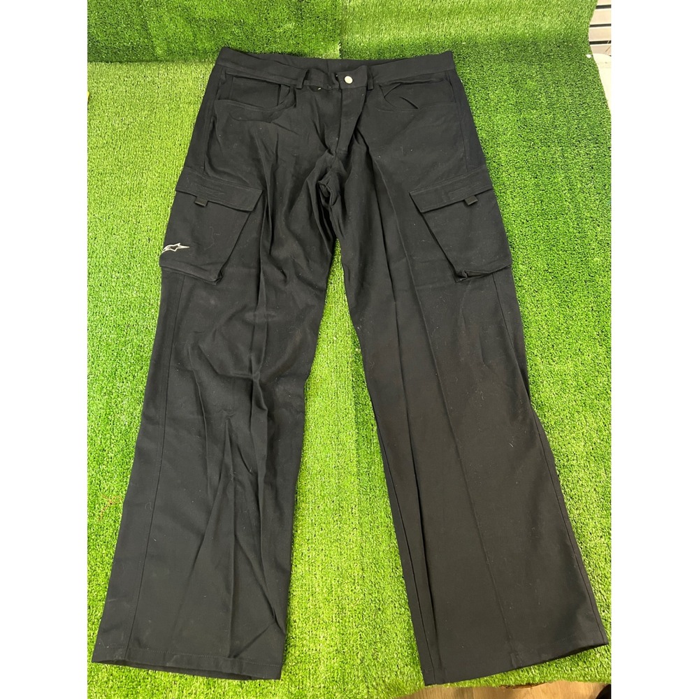 Alpinestars Racing Ahead Black Cargo Pants Mens 42 Proto Fit Sample Italy